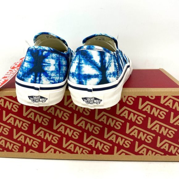 💖MEGA SALE💖VANS Slip On Indigo Blues Shoes Women's Canvas Sneakers VN0A3MVDIEM - Picture 8 of 10